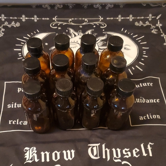 2oz empty Amber Glass Bottles for Bath & Body - Picture 1 of 2